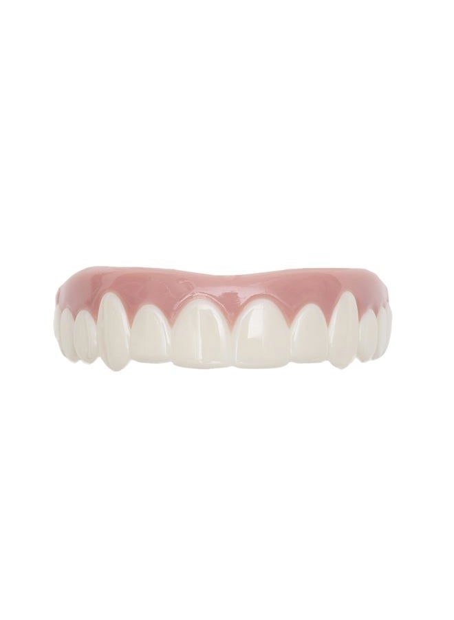 Imako Premium Cosmetic Teeth - 1 Pack - Large, Bleached White - Upper Veneers - Custom Fit at Home, DIY Smile Makeover, Made in USA - Image 1