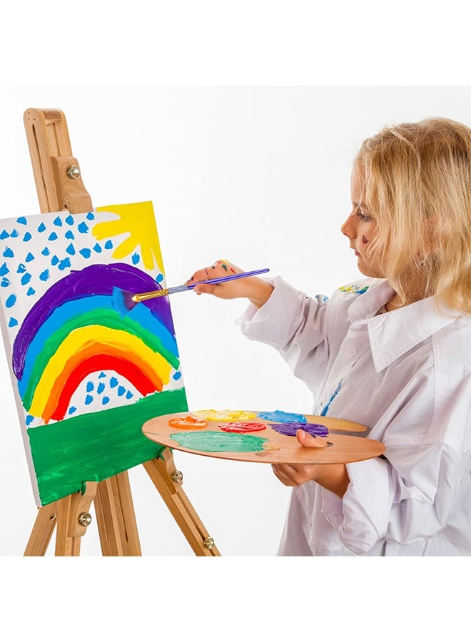 كوانتوم مجموعة فرش رسم 6 قطعة - فرش رسم ذات مقابض ملونة - فرش رسم للأطفال للرسم بالوادي والفرشاة الأكريليكية ومشاريع الديكور - Image 5