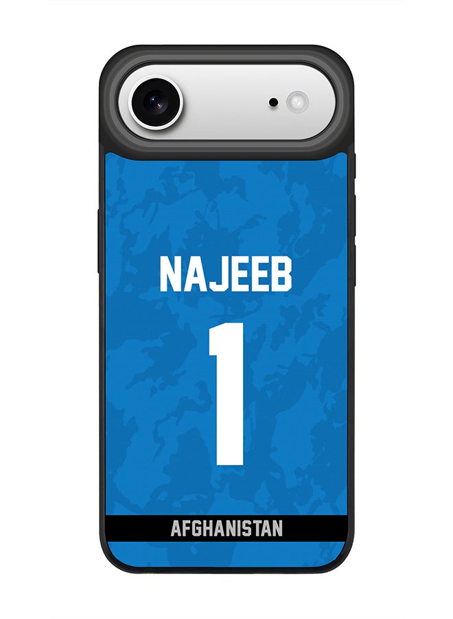 Stylizedd iPhone Air Case, [Compatible with MagSafe] Slim Magnetic cover Phone Case iPhone Air -Afghanistan Najibullah Zadran, Jersey No 1 - Image 1