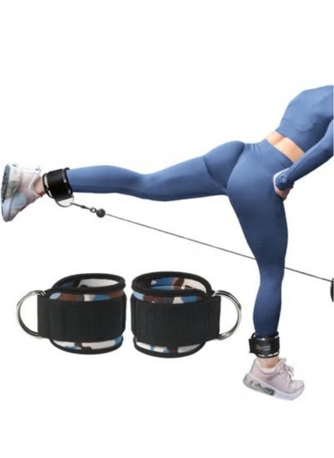 Ankle Strap for Cable Machine Gym Ankle Cuff for Kickbacks Leg Extensions Glute Workouts Booty Hip Abductors Exercise for Women and Men