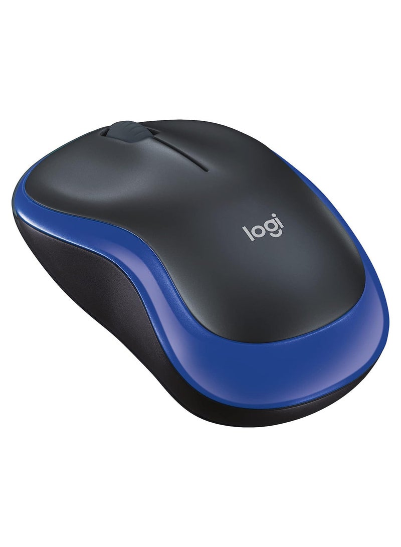 Logitech M185 Wireless Mouse Blue - Image 1