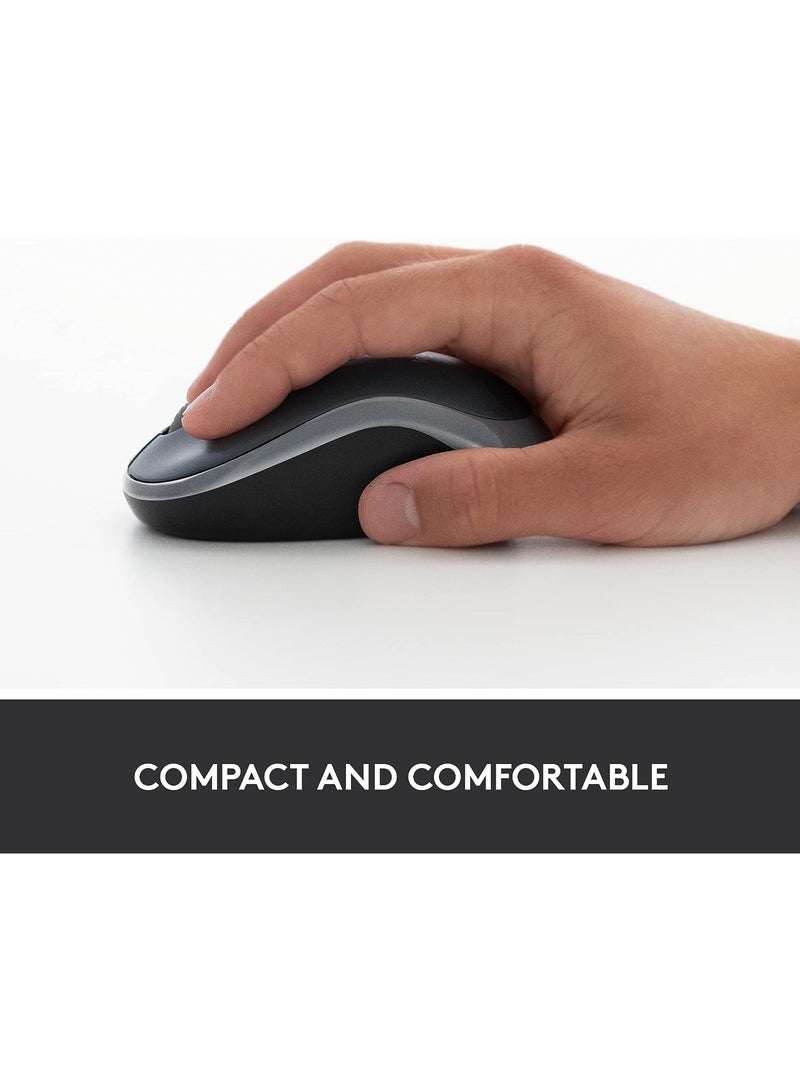 Logitech M185 Wireless Mouse Blue - Image 3