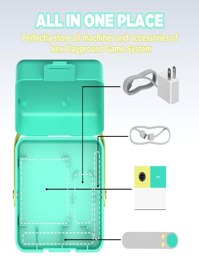 Wacanc Portable Storage Case Compatible with Nex Playground Game System, Lightweight Plastic Travel Storage Case for Indoor Family Game Console - Image 2