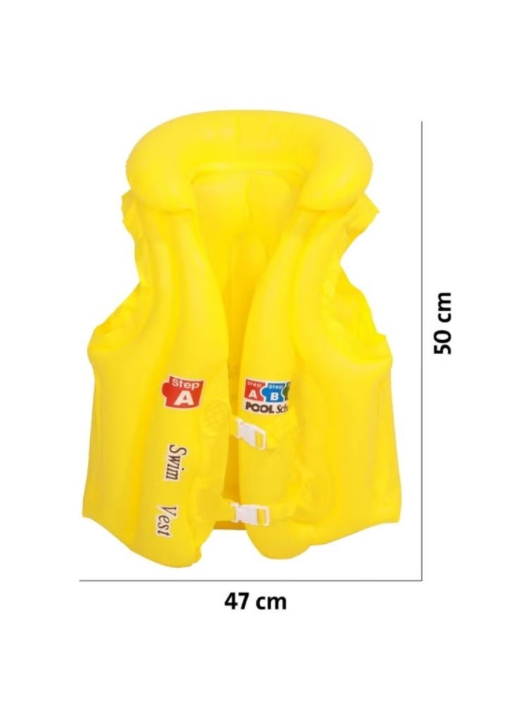 INTEX Inflatable Swim Vest for Kids – Step A Safety Float Jacket (Orange) - Image 2