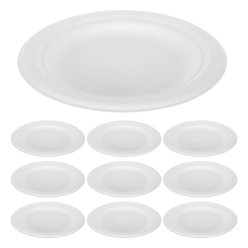 🍳 أطباق ورقية صغيرة للحلويات للاستخدام في الرحلات والأعياد وأعياد الميلاد تصميم أنيق 15 50 15 50 1 00 سم 100 قطعة - Image 1