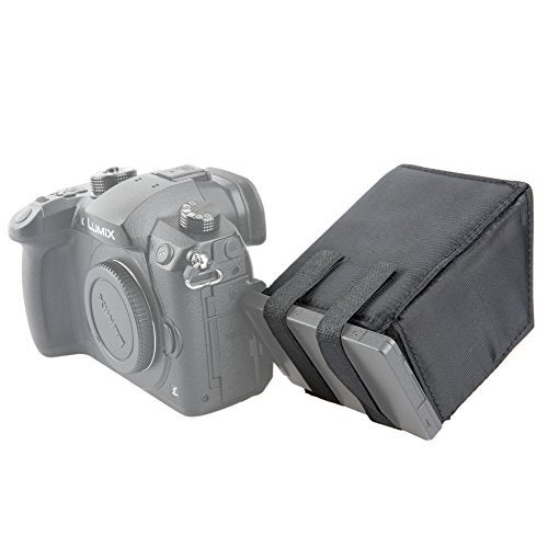 NICEYRIG Sun Shade for Panasonic Lumix G85/GH5/GH5s/GH4/GX8/G7, Foldable Camera Sunhood - 151 - Image 1