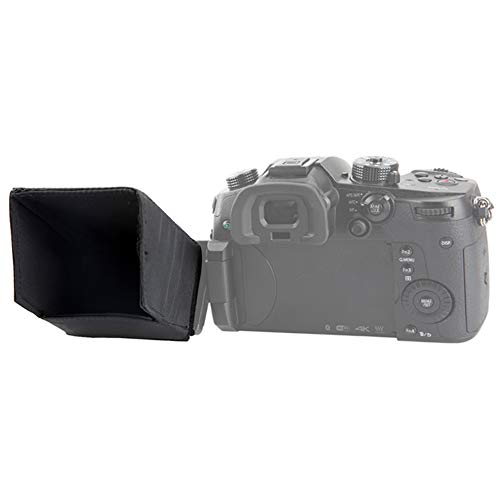 NICEYRIG Sun Shade for Panasonic Lumix G85/GH5/GH5s/GH4/GX8/G7, Foldable Camera Sunhood - 151 - Image 3
