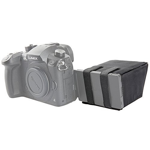 NICEYRIG Sun Shade for Panasonic Lumix G85/GH5/GH5s/GH4/GX8/G7, Foldable Camera Sunhood - 151 - Image 2