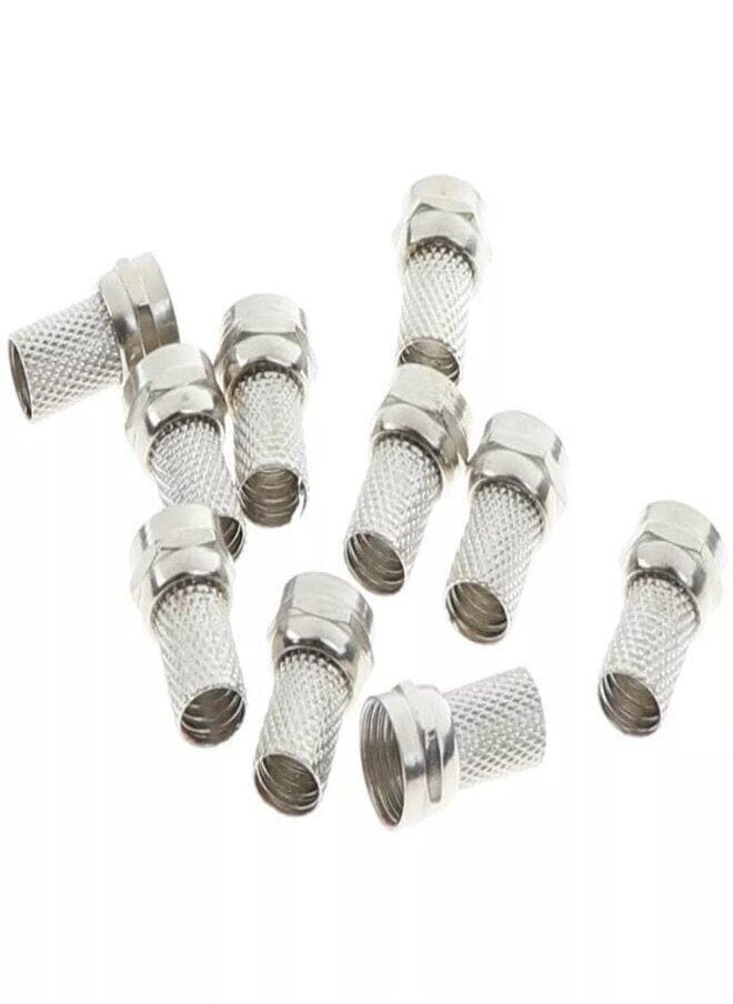 Stargold - 100 Pcs RG6 F Connector Waterproof Coaxial Connector Compression - Image 1