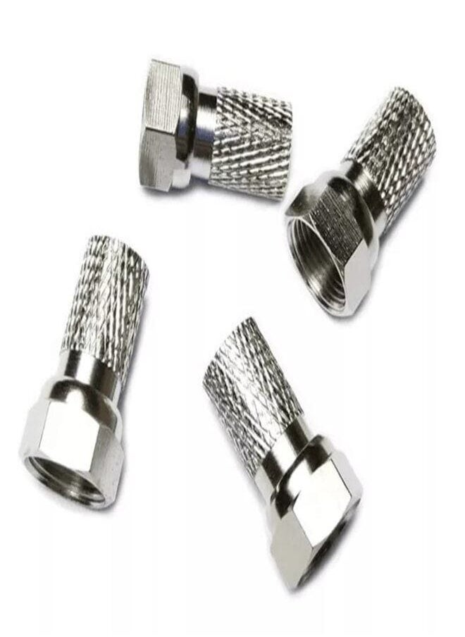 Stargold - 100 Pcs RG6 F Connector Waterproof Coaxial Connector Compression - Image 1