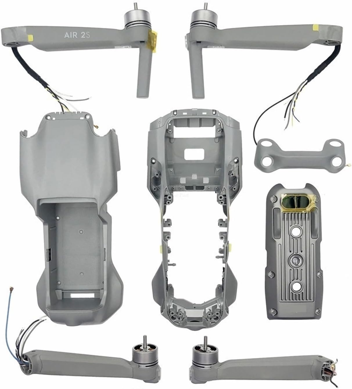 دي جي آي DJI Body Shell Motor Arm Upper Bottom Cover Middle Frame Front Rear Left Right Arms