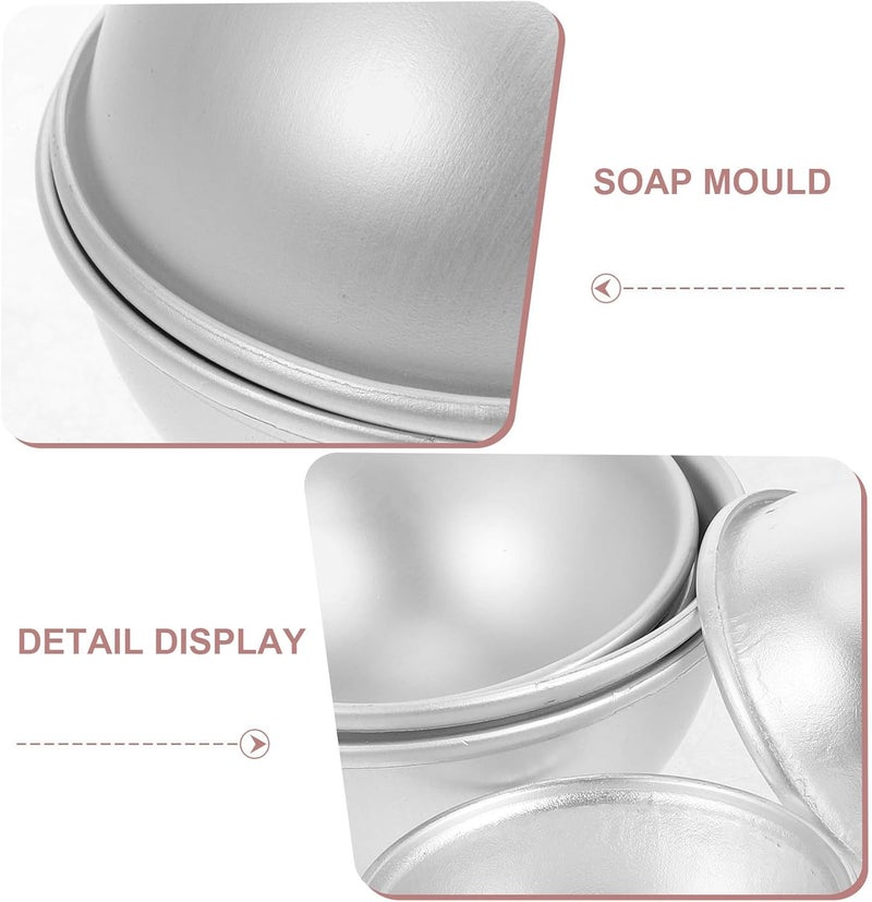 Multi-Function Bath Ball Mold Set 7pcs Salt Ball Shape Soap Molds for DIY Handmade Soap and Bath Bomb Crafting 42g Bag Packaging Suitable for Bathing Salt - Image 3