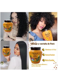 SKALA Skala Hair Treatment Cream (2 in 1) with Mango Extract, Shea Butter and Brazil Nuts for Deep Moisturizing,Shine and Superior Nourishment 1000g  - Image 5