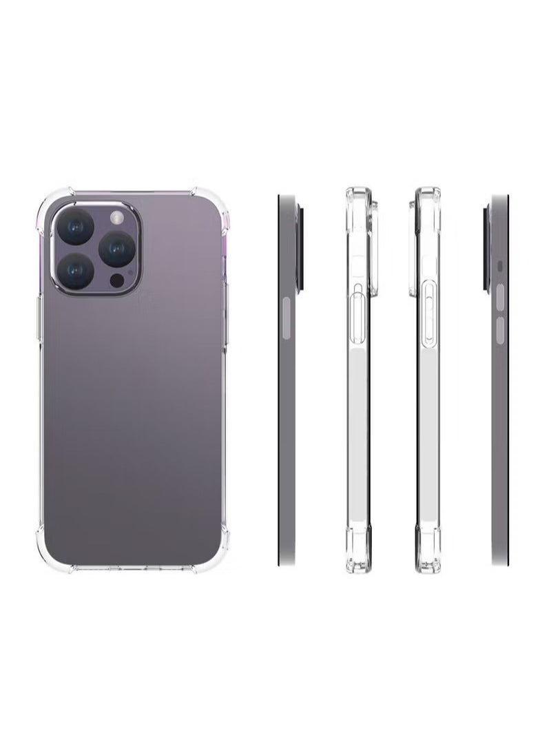 X-level - iPhone 15 Pro Max Case Ultra Slim Case With Soft TPU Material With 4 Corners Bumper Shockproof Protection Anti-Scratch Anti-Drop Cell iPhone 15 Pro Max Clear - Image 1