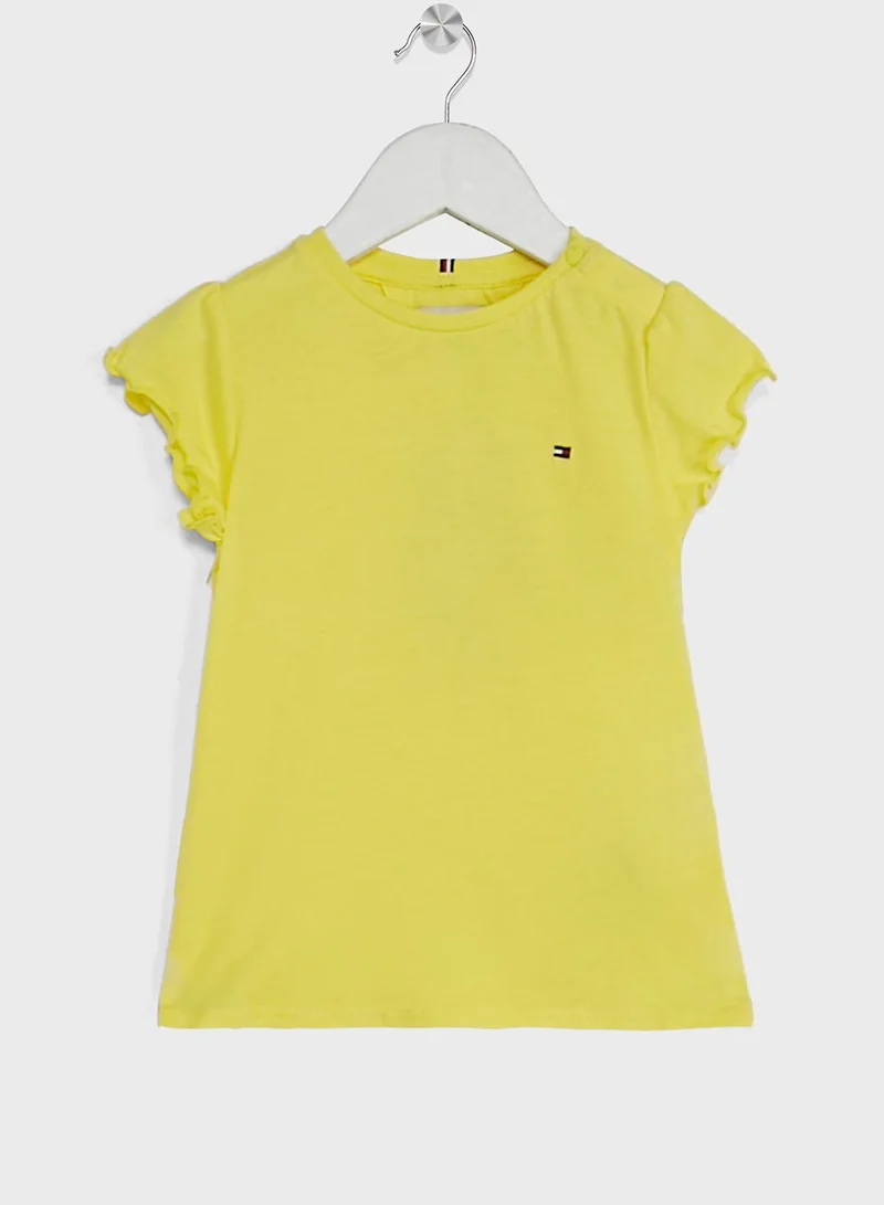 TOMMY HILFIGER Kids Essential Ruffle Top