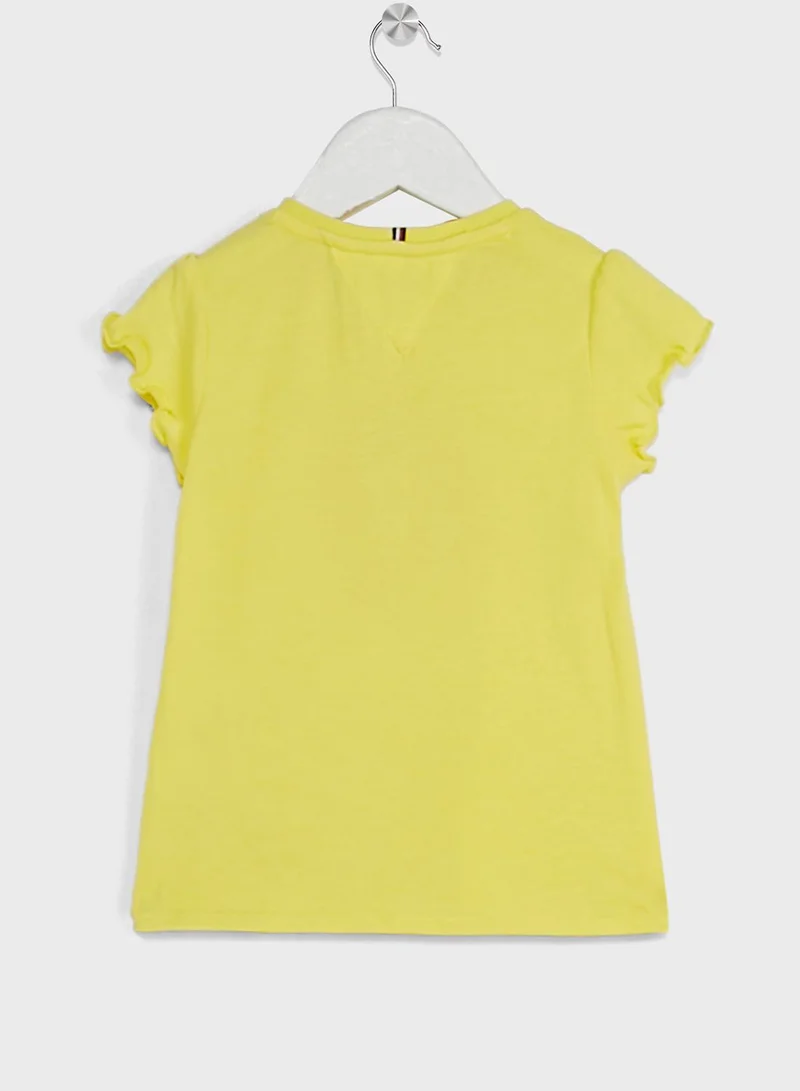 TOMMY HILFIGER Kids Essential Ruffle Top