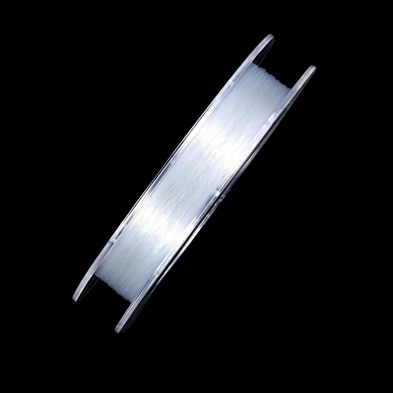 Tatuo خيط نايلون شفاف غير مرئي بطول 200 م من تاتيو لتعليق زينة عيد الميلاد، صنع الأساور، هواية الخياطة، خيط خرز شفاف مع إبرة خرز (0.25 مم) - Image 3