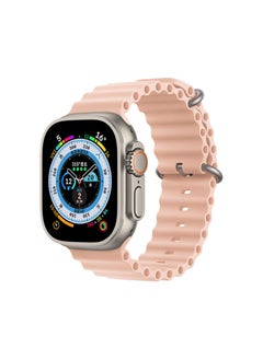 Ocean Silicon Rubber Strap For Apple Watch Ultra 49mm 45mm 44mm And 42mm