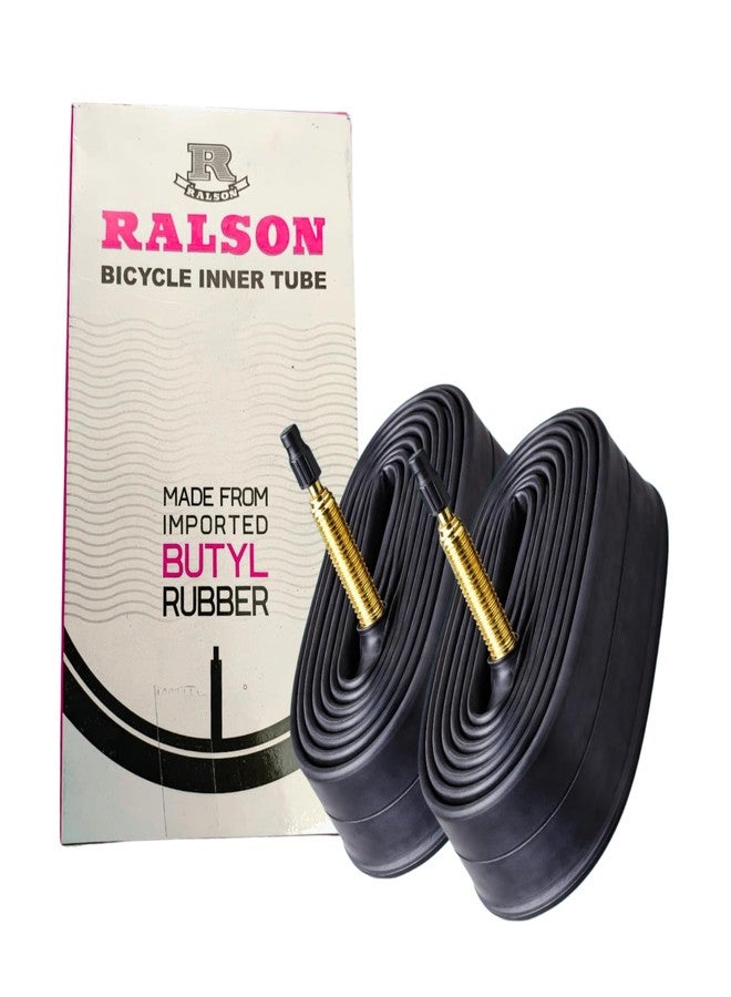 FCCRACING Bicycle Cycle RALSON 700x 32c Inner Tube, Tube for Bicycle (Pack of 2) - Image 1