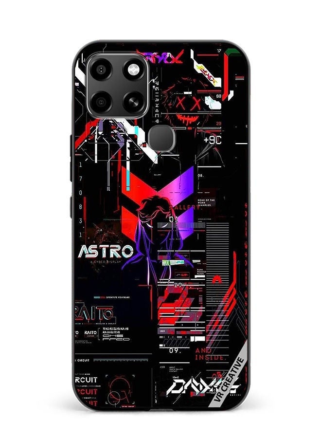 VR CREATIVE Protective Case Cover For Infinix Smart 6 Astro Design Multicolour - Image 1