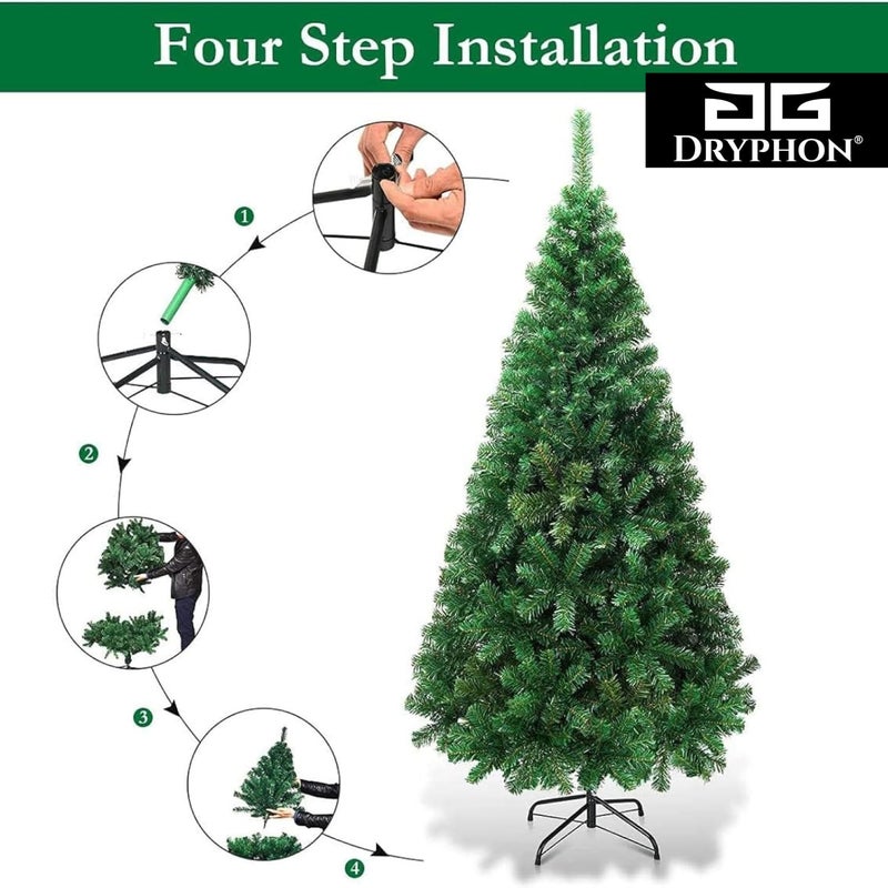 DRYPHON DRYPHON Christmas Decor 5 Feet Christmas Tree for Christmas Decorations for Home Decor Santa Claus Special Merry Christmas Decoration Tree with Stand for Xmas Decoration  - Image 3
