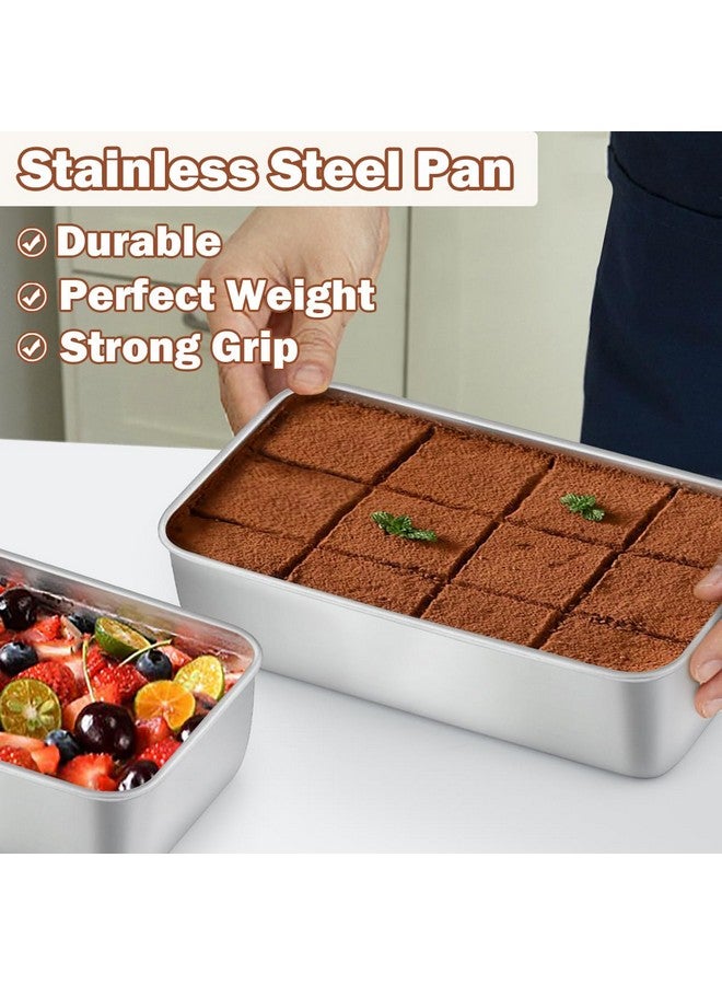 LIANYU 6 Pack Bread Loaf Pans for Baking 9x5, Stainless Steel Meat Bread Baking Pans, Loaf Tin for Homemade Banana Sandwich Sourdough - Image 5