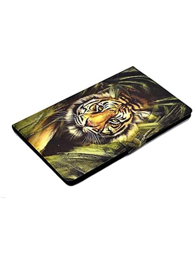 erorex - Case For Samsung Galaxy Tab A6 10.1'' 2016 Cover Sm T580 T585 Flip Wallet Folio Stand Case Smart Cover With Auto Sleep Wake Function For Galaxy Tab A 10.1 Inch 2016 Tablet Bush Tiger - Image 1