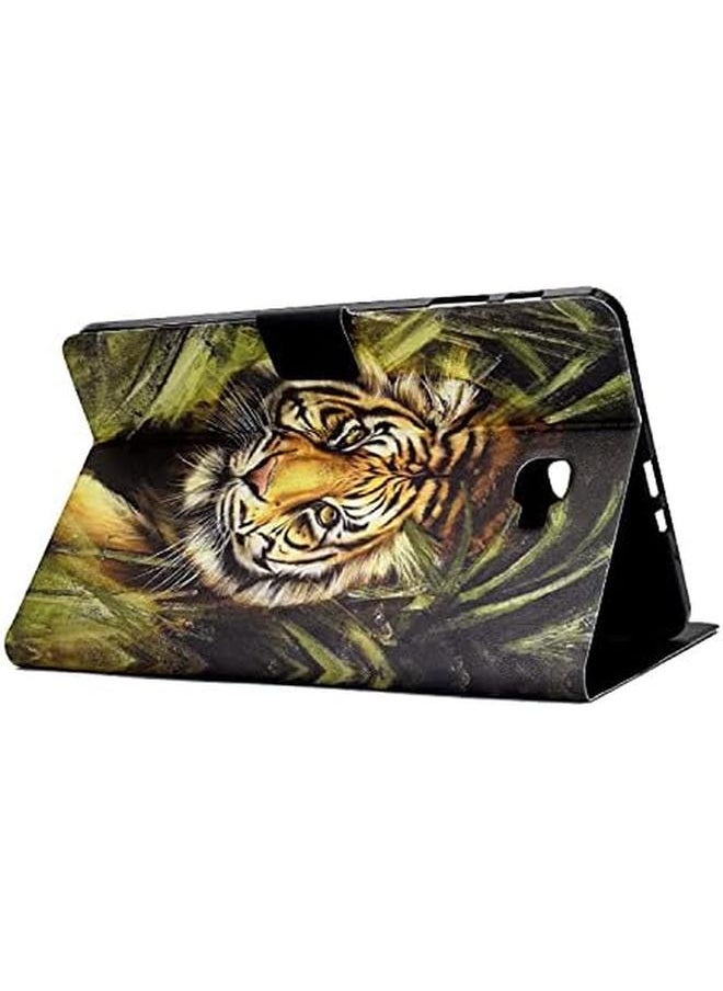 erorex - Case For Samsung Galaxy Tab A6 10.1'' 2016 Cover Sm T580 T585 Flip Wallet Folio Stand Case Smart Cover With Auto Sleep Wake Function For Galaxy Tab A 10.1 Inch 2016 Tablet Bush Tiger - Image 1