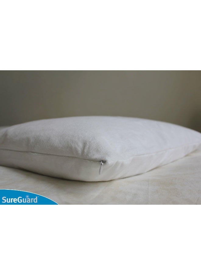 SureGuard Mattress Protectors Set of 2 Queen Size Pillow  - Image 2