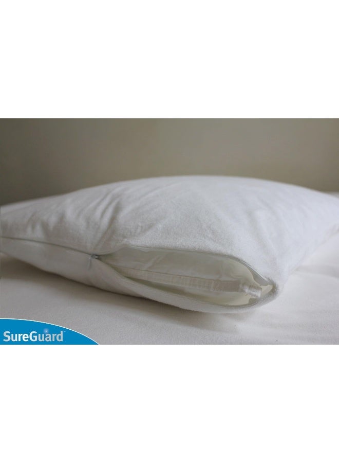 SureGuard Mattress Protectors Set of 2 Queen Size Pillow  - Image 3