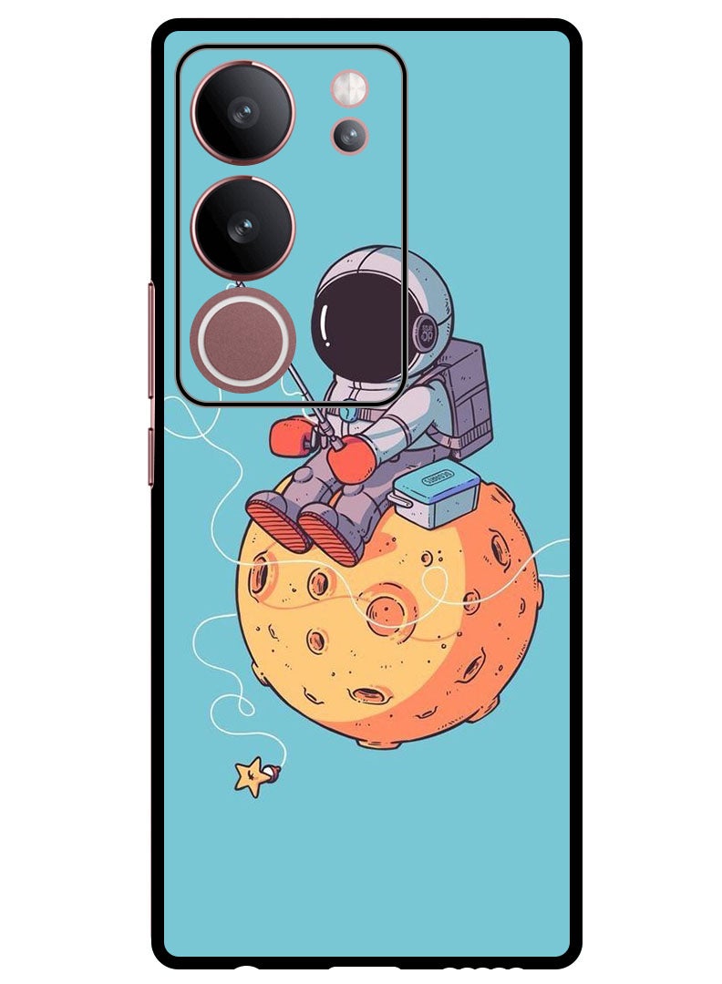 Theodor Protective Case Anti Scratch Shock Proof Bumper Cover For Vivo S17 - S17 Pro Astronaut Fishing - Image 1