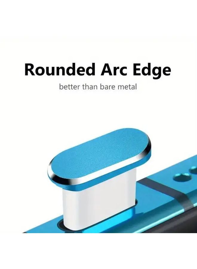 3 قطع من سدادات الغبار لشاحن USB C من النوع C، غطاء واقي عالمي للهواتف - Image 4