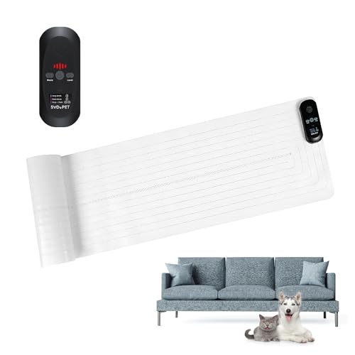 SVD.PET SVDPET Pet Training Mat with Tester 60 X 12 Pet Shock Pad Dogs Cats Electronic Repellent mat for Indoor 3 Training Modes 5 Levels Pet Safe Mode Black Controller - Image 1