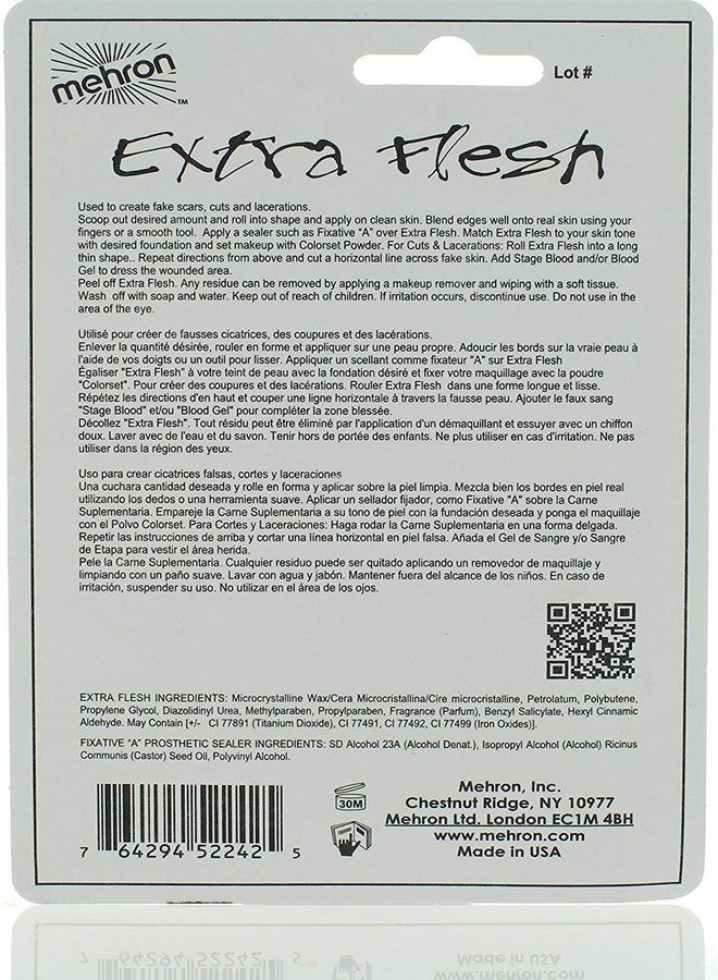 Mehron Makeup Extra Flesh with Fixative A for Special Effects | Halloween | Movies - .3oz Carded - Image 5