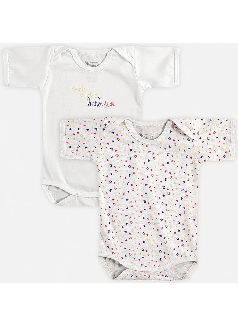 Miespiga Little Star Baby Short Sleeve Bodysuit Set of 2