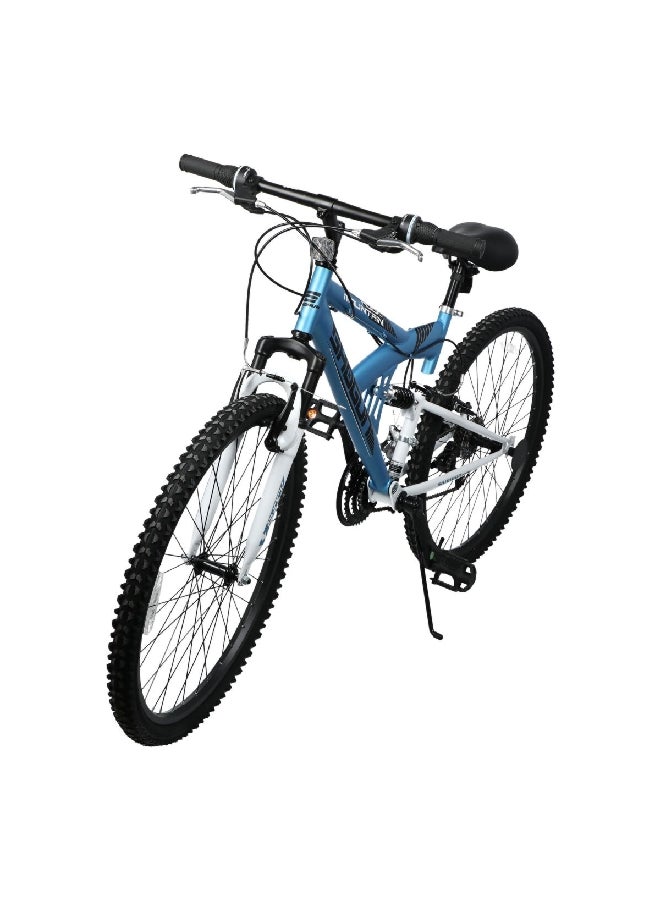 كينت 02621 دراجة جبلية للنساء بمقعد سريع التحرير 21 سرعة أزرق وأسود 26 بوصة - Image 2