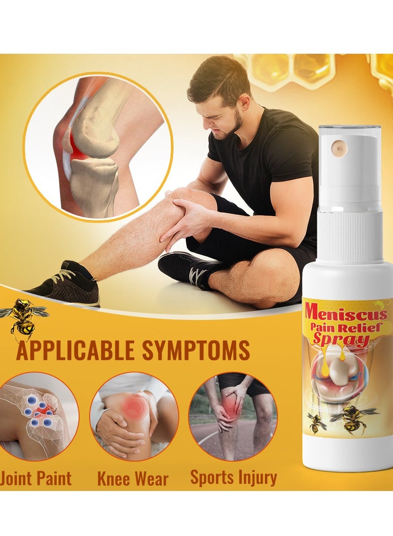Sumifun Knee Joint Pain Relief Spray - Hand And Foot Tenosynovitis Cold Gel, Joint Bone Spray, Muscle Joint Pain Rapid Relief Spray, Soothing Joint Cream, Repair Damaged Tendons, Relief - Image 5