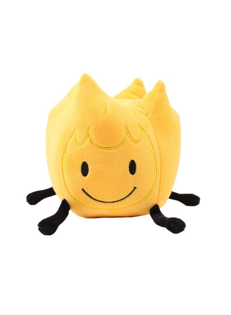 Y&D Battle For Dream Island Stuffed Plush Toys Dolls Kids, Cute Soft Leafy Teardrop Firey Bubble Stuffed Plush Pillow For Child Fan Gifts 15cm - Image 1