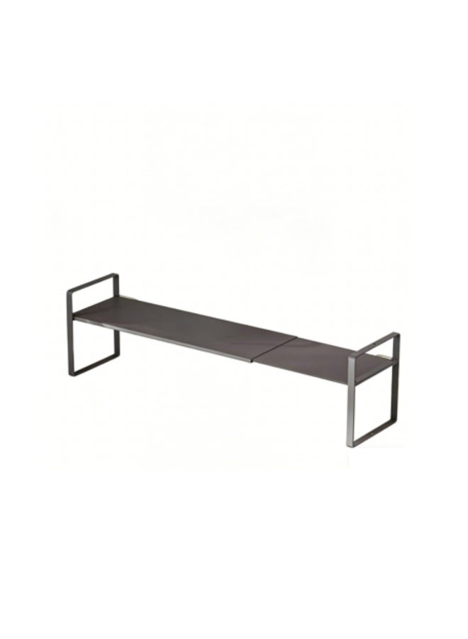 Smart Storage Adjustable Expandable Cabinet Shelf Organizer | Carbon Steel Kitchen Storage Rack - Image 2