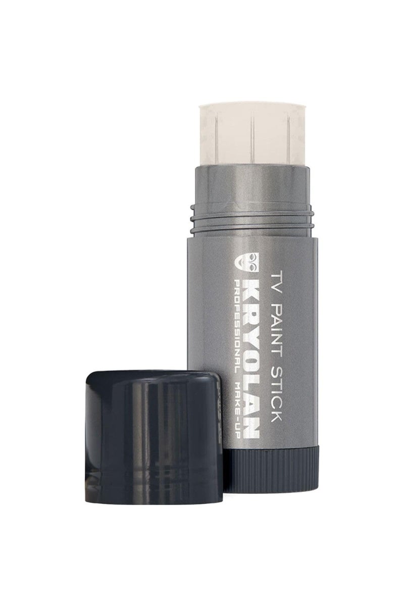 Kryolan TV Paint Stick 00 Matte Kryolan Makeup Stick Foundation Makeup Makeup for TV Theater Stage Acting Face and Body Full Coverage Cream Concealer Foundation Made in USA 25 g - Image 2