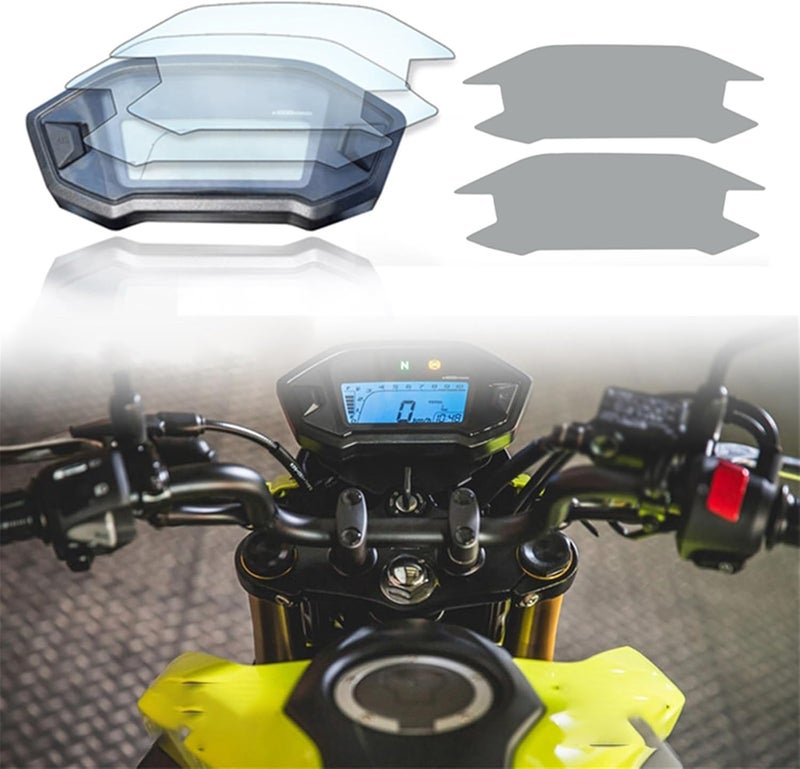 QASULER Motorcycle Dashboard Screen Protector - Image 1