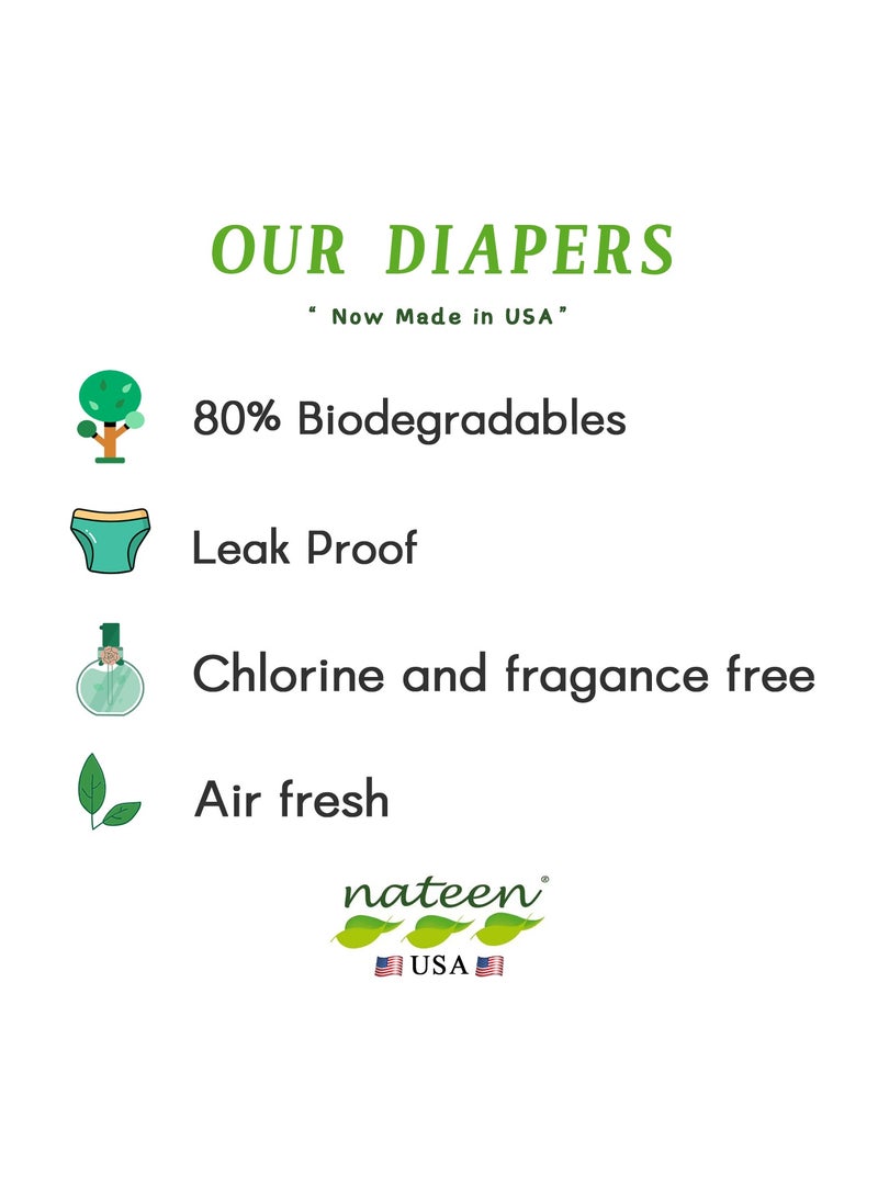 nateen Nateen Flexi Ultra Adult Diapers Pants,ultima absorbency Incontinence Pull Ups,Extra Large,Waist Size 130-170cm,10 Count Adult Pants diaper ,Superior Comfort,Excellent Combination of Protection. (10 Count)  - Image 2