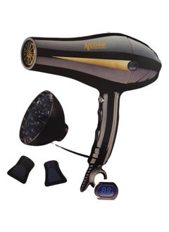 MoeHair Professional Hair Dryer MC-6601, Professional AC Motor 6600W for Strong and Steady Airflow, Comes with 3 Nozzles, Cool Shot Function to Fix Style After Finish, Multiple Heat Settings for Fast Hair Drying with Heat Damage Protection Styling Smooth and Wavy Hair, Perfect for Daily, Home or Salon Use  - Image 2