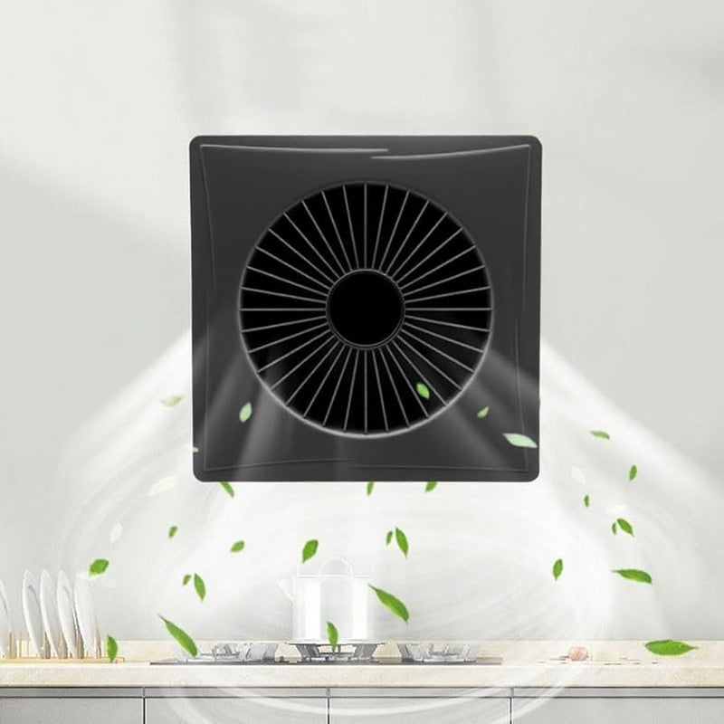 6 Inch Industrial Solar Extractor Fan Kit 12V Silent Ventilation For Pet Breeding House - Image 5