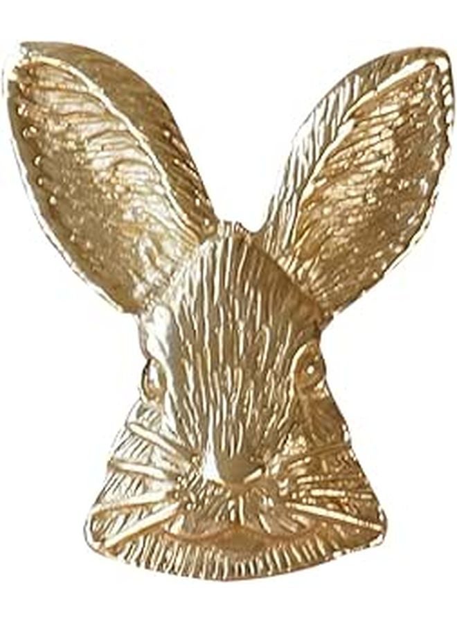 Brass Rabbit Head Pull Handle Cabinet Door Knob Drawer Knob for Cupboard Closet Furniture - Image 1