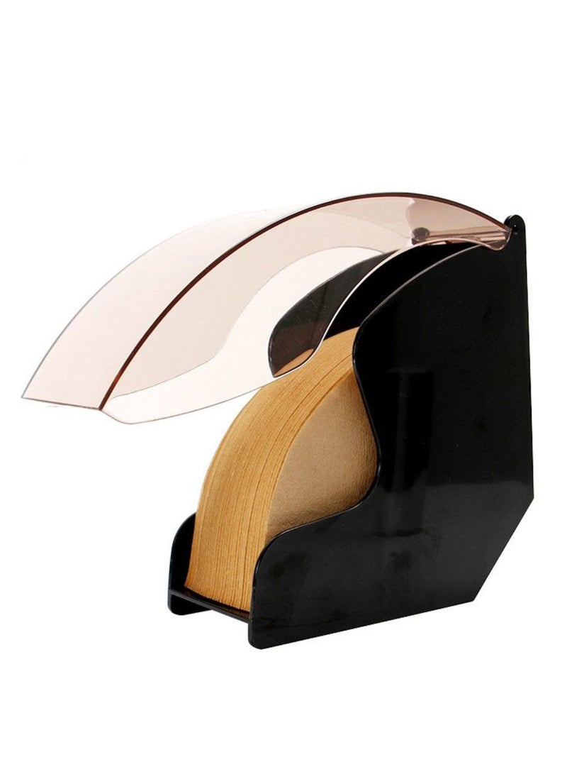 Black filter Paper Vertical Storage Box with 50pcs Coffee Filter Paper (Random Color) V01 Household Filter Paper Box Hotel B&B napkin storage rack paper towel holder - Image 2