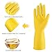 IUCGE Yellow Protective Gloves 2 Pairs Small Reusable Antislip Design - Image 4