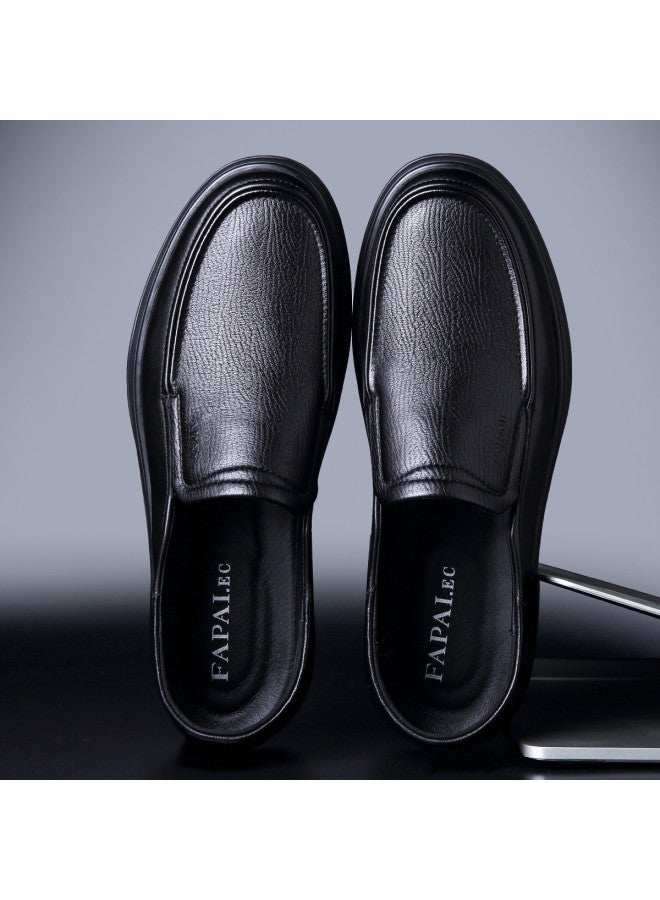 Fapai New Style Slip-on Casual Leather Shoes Breathable Lightweight Loafers Driving Shoes Men - Image 3