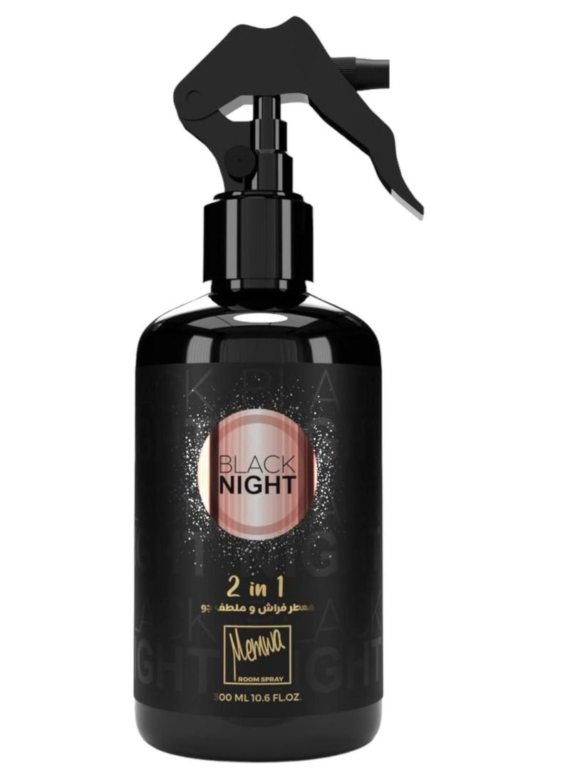 معطر جو وفراش وملطف جو برائحة بلاك نايت