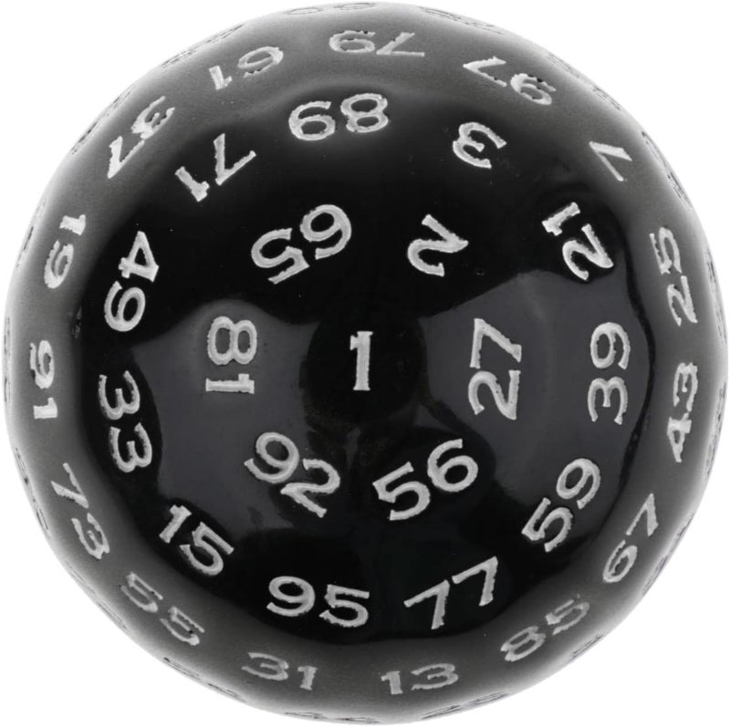 كلاراكو 100 لعبة متعددة الأوجه، لعبة لوحية أكريليك متعددة الجوانب، بيضاء - Image 2